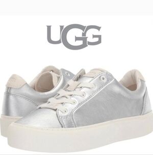 UGG Metallic Silver Women's Sneakers